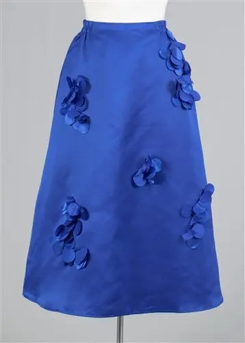 Plus & Missy,royal blue A-line knee-length skirt, perfect for events such as weddings, proms, cocktail parties,and church. My Store