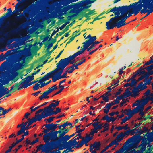 Plus Size Multicolor Skirt - Macro Product Photo