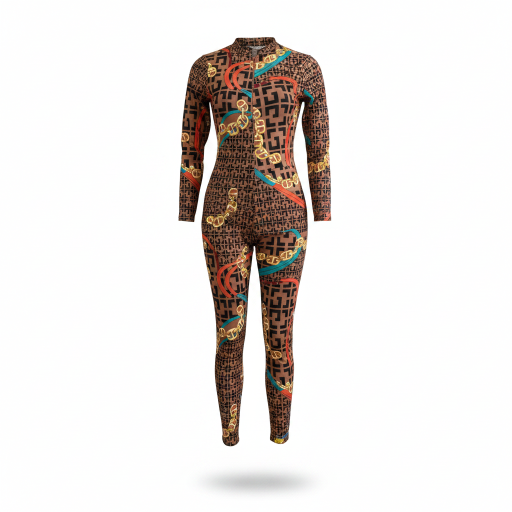 Printed Jumpsuit - Professional Product Photo