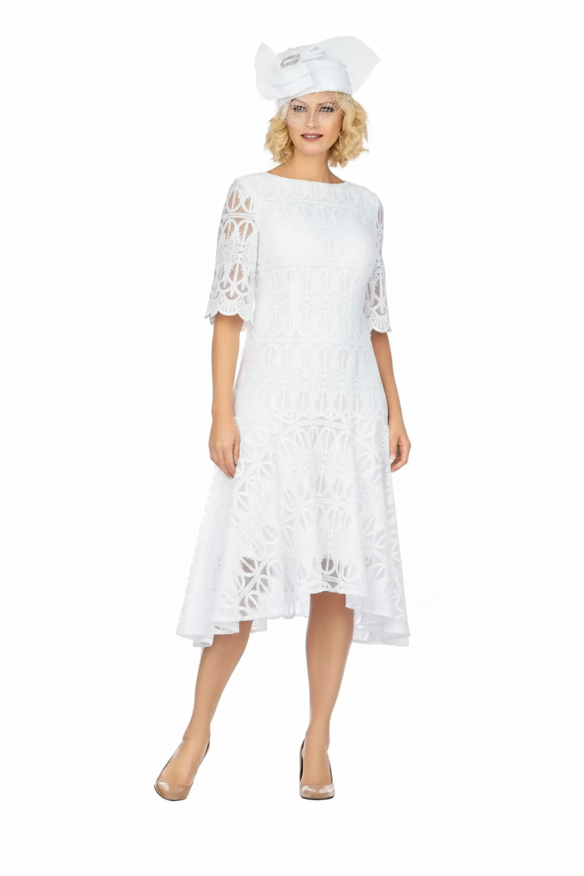 White Lace Dress - Clean Studio Shot 2400x3600